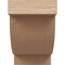 Ekena Millwork 4in. W x 6in. H x 20in. L Alpine Woodgrain TimberThane Rafter Tail, Primed Tan RFTUR04X06X20ALPRCPR - alternate 5
